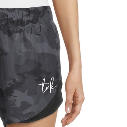 Black Camo Athletic Shorts