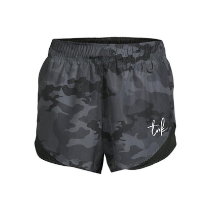 Black Camo Athletic Shorts